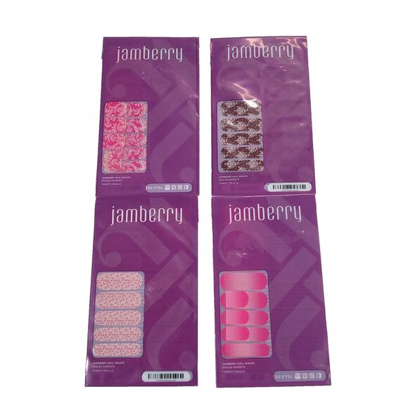 Jamberry Other - Jamberry Nail‎ Wrap Lot 4 New Ombre Florals Vines